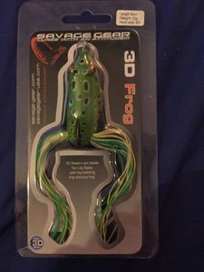 Leurres Savage Gear 3D skirt frog green