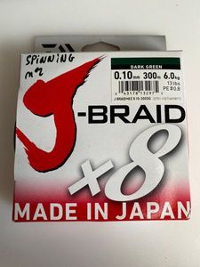 Lines Daiwa J-braid x8 Dark Green 
