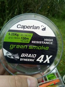 Lines Caperlan caperlan 9.25kg green smoke 4x brain