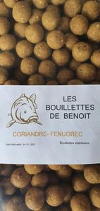 Baits & Additives Moi Bouillette coriandre fenugrec  18mm