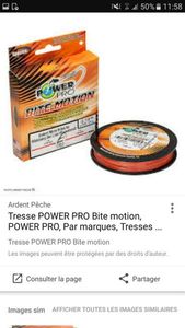 Lines Shimano power pro bite motion 18/100