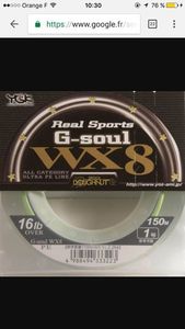 Lines YGK Real Sport G-soul WX8