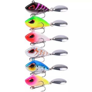 Lures Aliexpress  Mini vib metal spinner 6gr