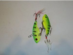 Lures null Lame Vibrante Avec Trailer 'Firetiger' LM127X