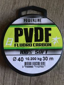 Leaders Powerline Fluorocarbon Powerline PVDF 0,40mm