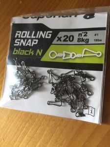 Accessories Caperlan Émerillions Rolling Snap black N