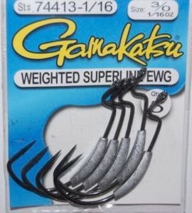 Hooks Gamakatsu Weighted Superline EWG