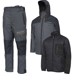 Apparel Savage Gear Savage gear ensemble veste pantalon thermo guard 3-piece suit-gris/noir