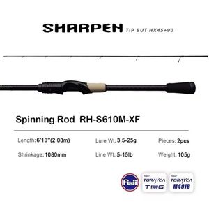 Rods Purelure Sharpen spinning RH-S610M-XF