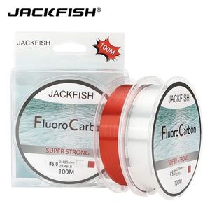 Leaders JackFish Fluorocarbon #6 0.405mm 29.48lB 100m