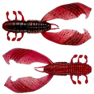 Lures Gunki Boogie craw 9 cm Dark red