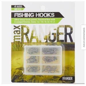 Hameçons Max Ranger Fishing Hooks 