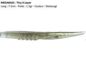 Lures Megabass TINY X-LAYER (Wakasagi)