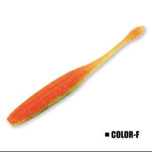 Lures Spinpoler  Stick worm soft jerkbait 11cm 6g orange chartreuse