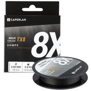 Lines Caperlan TRESSE PECHE AUX LEURRES TX8 GRIS 130M

