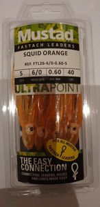 Lures Mustad Squid orange