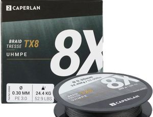 Lines Caperlan TRESSE PÊCHE AUX LEURRES TX8 GRIS 9,7 KG 300 M