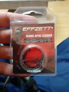 Leaders Effzett Mono spin Leader 55cm 0.80 mm 21kg