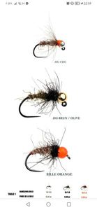 Flies Delacoste Pack Nymphes Toc Eaux Fortes
