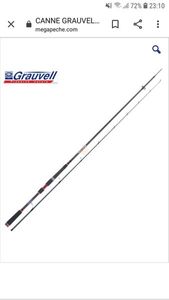 Rods Grauvell spin 2,40 m   10/40 grs Grauvell spin 2,40 m   10/ 40 gr
