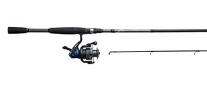 Rods Quantum Canne 2 sections et moulinet Quantum Metrix, lancer moyen, 1,98 m