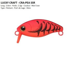 Lures Lucky Craft CRA-PEA SSR (Mat Craw)