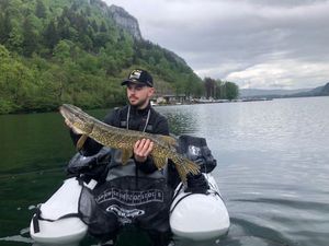 Northern Pike caught by Raphaël Pagliaroli