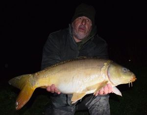Mirror Carp caught by Christophe Chazelle