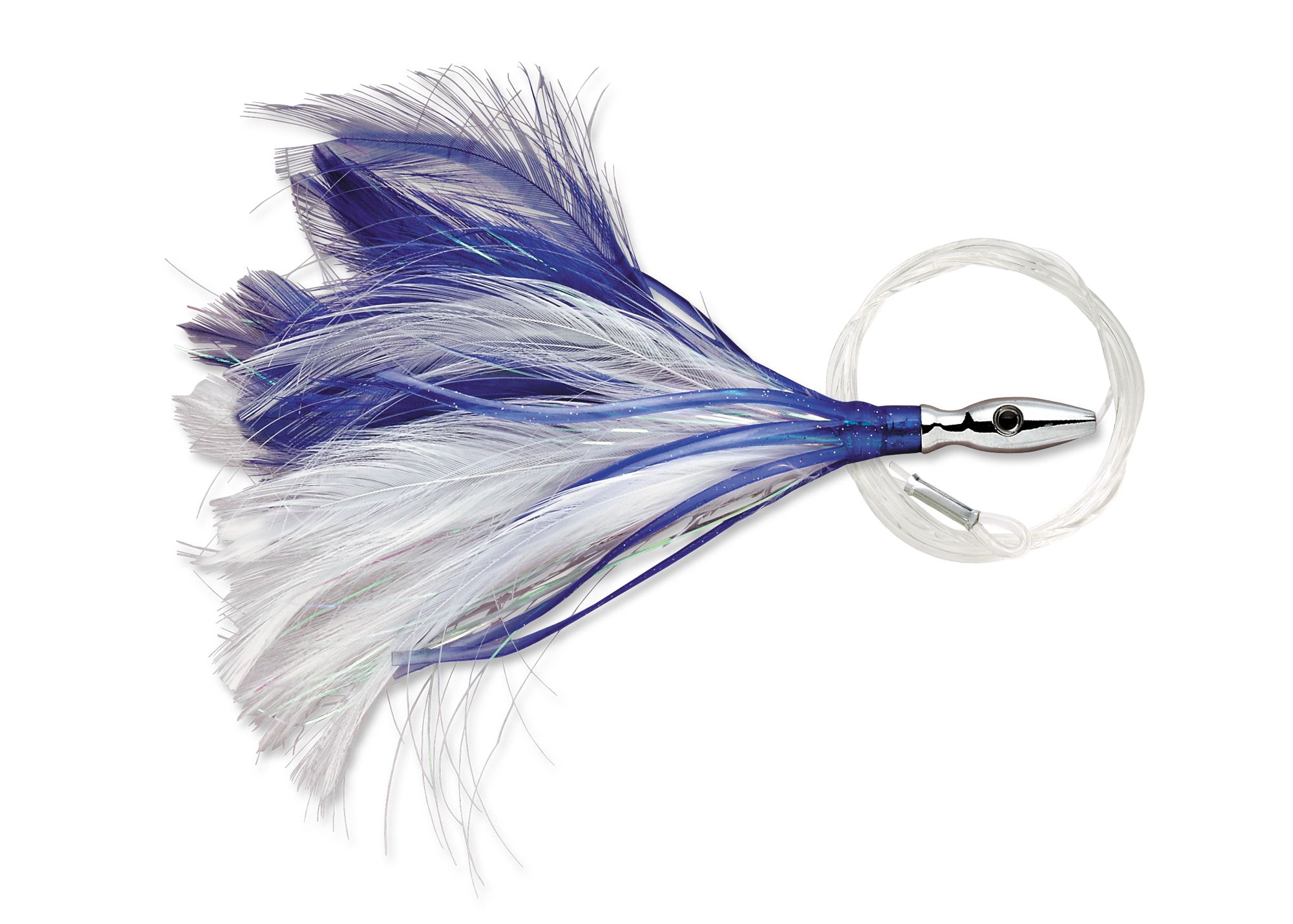 FLASH FEATHER RIGGED FFR05 BLUE/WHITE