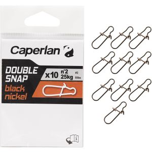 Tying Caperlan DOUBLE SNAP BLACK NICKEL X10 4