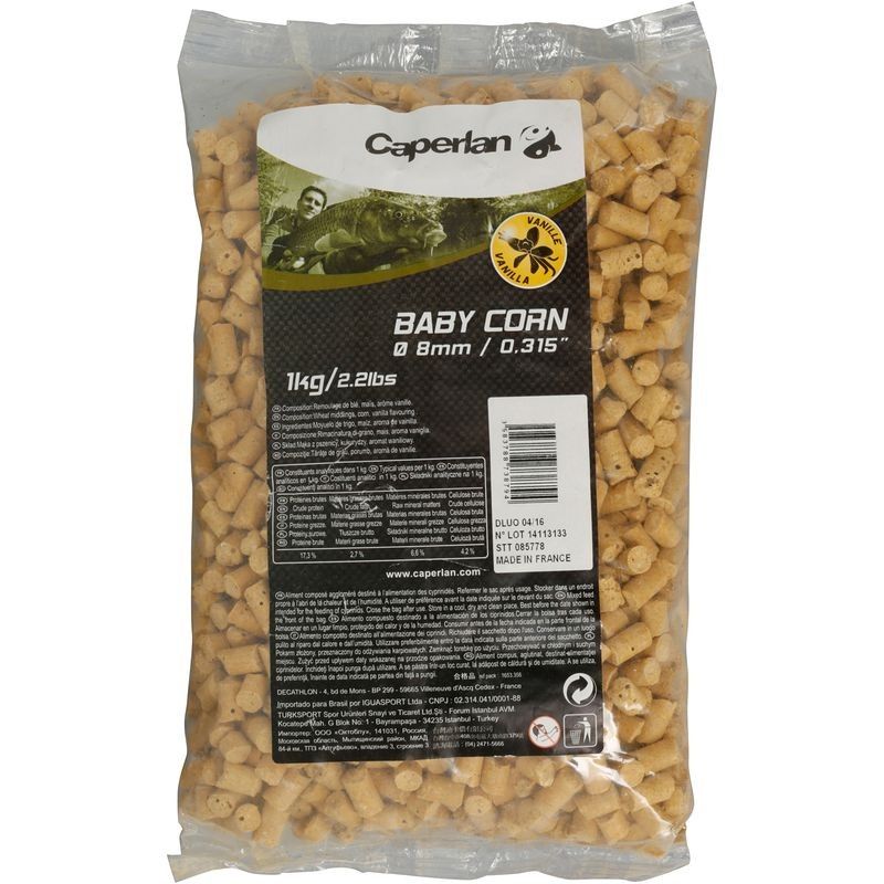 Carp fishing baby corn pellets 5 kg - Caperlan - Decathlon