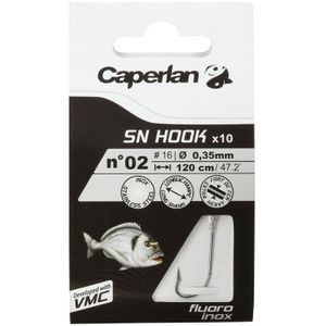 Hooks Caperlan SN HOOK FLUORO INOX 4