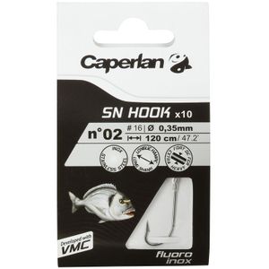 Hooks Caperlan SN HOOK FLUORO INOX 6