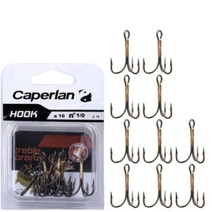 Hooks Caperlan HOOK TRIPLE BRONZE 1/0