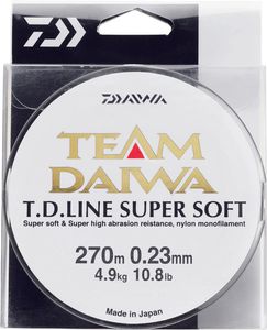 Lines Daiwa TEAM DAIWA LINE SUPER SOFT 30/100 VERT MOUSSE 135 M