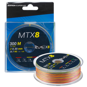 Lines Caperlan TX 8 MULTICOULEUR MTX8 MULTICOLORE 300M 30/100