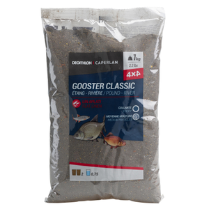 Baits & Additives Caperlan GOOSTER CLASSIC TOUS POISSONS NOIRE 1KG GOOSTER CLASSIC 4X4 NOIRE 1KG