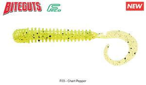 Lures Noike RING CURLY 3" F03 - CHARTREUSE PEPPER
