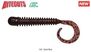 Lures Noike RING CURLY 3" 103 - DARK RED