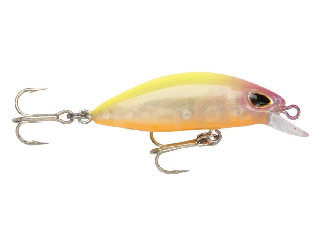 Lures Storm GOMOKU MINNOW GM35SP CLEAR PINK HEAD CHARTREUSE
