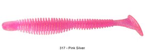 Lures Reins FAT BUBBLING SHAD 6" 317 - PINK SILVER