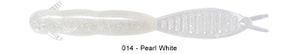 Lures Reins JÉ WORM 2.4" 014 - PEARL WHITE
