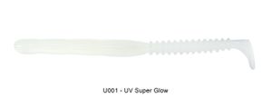 Lures Reins ROCKVIBE SHAD 4" UV001 - UV SUPER GLOW