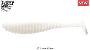 Lures Reins S-CAPE SHAD 3,5" 111 - MAT WHITE
