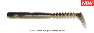 ROCKVIBE SHAD 3,5" B78 - GREEN PUMPKIN PEARL WHITE