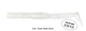 Leurres Reins FAT ROCKVIBE SHAD 4" EXTRA SOFT 318 - PEARL SILVER