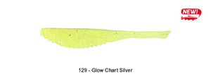 SHAD RINGER 2.4" 129 - GLOW CHARTREUSE SILVER