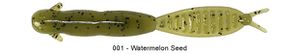 Lures Reins JÉ WORM 2.4" 001 - WATERMELON SEED