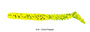 ROCKVIBE SHAD 3" 419 - CHARTREUSE PEPPER