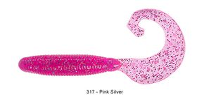 Lures Reins FAT G-TAIL GRUB 3" 317 - PINK SILVER